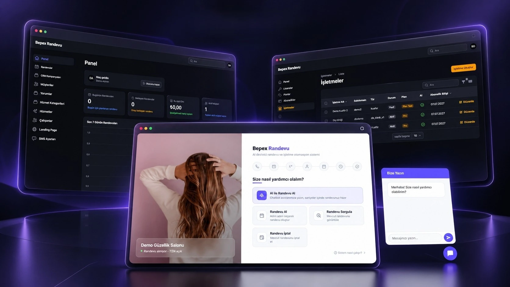 Reservation SaaS interface